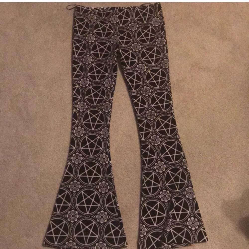 NEW Killstar Pentagram Velour Pants
